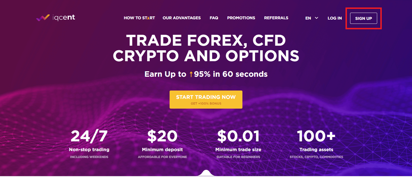 How to Open a Trading Account in IQcent How to Open a Trading Account in IQcent